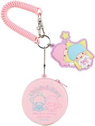 SANRIO JAPAN ORIGINAL LITTLE TIWN STARS MINI CASE WITH KEYCHAIN