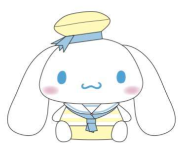 SANRIO CINNAMOROLL 8 IN PASTEL SAILOR PLUSH