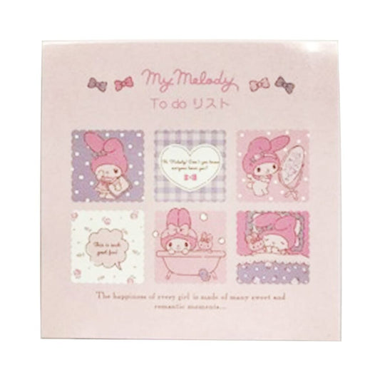 SANRIO ORIGINAL MY MELODY TO DO LIST MEMO PAD