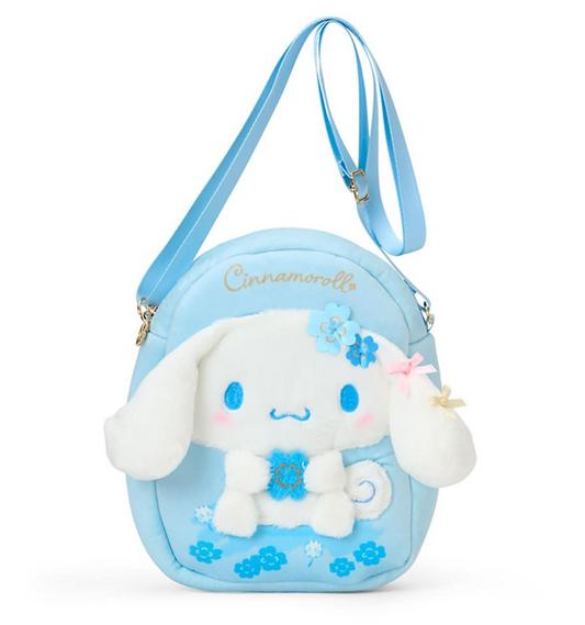 SANRIO ORIGINAL CINNAMOROLL SHOULDER BAG LIGHT BLUE CLOVER