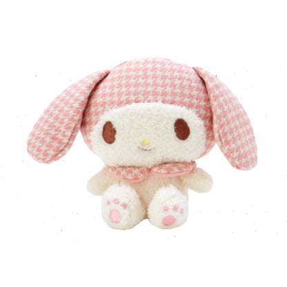 SANRIO MY MELODY 7 INCH PLUSH HOUNDSTOOTH