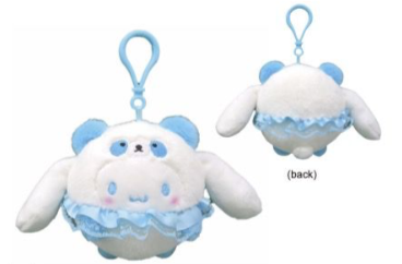 SANRIO CINNAMOROLL MASCOT CLIP / PLUSH BLUE PANDA