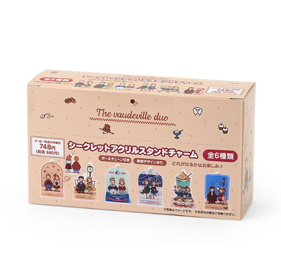 SANRIO ORIGINAL THE VAUDEVILLE DUO ACRYLIC STAND KEYCHAIN BLIND BOX (COUPLE LOOKBOOK)