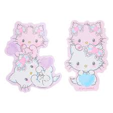 SANRIO ORIGINAL CHARMMY KITTY FLUFFY HEART STICKER SET