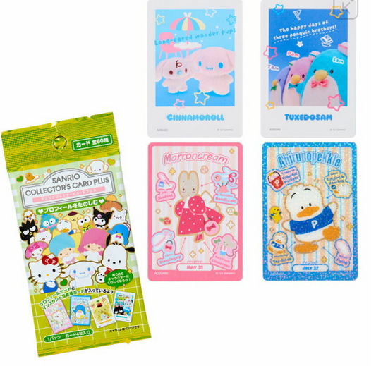 SANRIO ORIGINAL CHARACTERS COLLECTOR'S CARD PLUS BLIND BOX PROFILE SET
