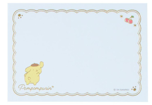 SANRIO ORIGINAL POMPOMPURIN MESSAGE MINI PAD