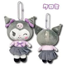 SANRIO ORIGINAL KUROMI SCHOOL UNIFORM MASCOT CHARM / PLUSH