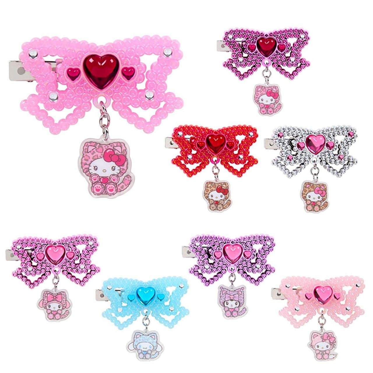 SANRIO ORIGINAL SECRET HAIR CLIP BLIND BOX LEOPARD GAL CAT