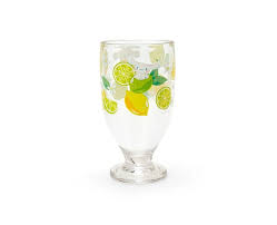 SANRIO JAPAN ORIGINAL CINNAMOROLL DRINKING GLASS COLORFUL FRUIT