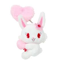 SANRIO ORIGINAL JEWELPET FLUFFY HEART MASCOT CHARM / PLUSH