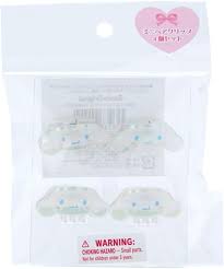 SANRIO JAPAN ORIGINAL CINNAMOROLL MINI HAIR CLIP SET OF 4