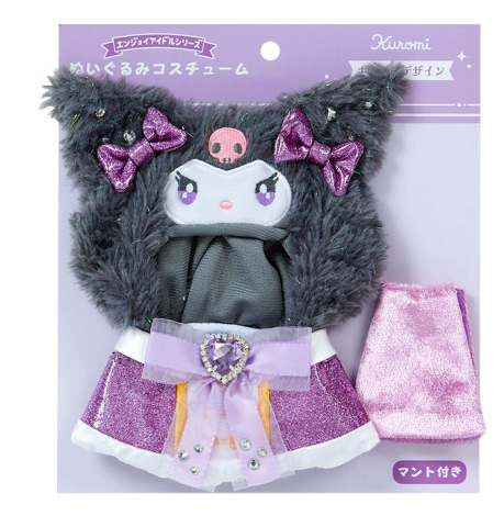 SANRIO ORIGINAL KUROMI PLUSH COSTUMER ENJOY IDOL SPARKLE