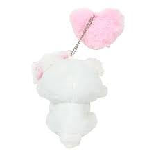 SANRIO ORIGINAL CHARMMY KITTY  FLUFFU HEART MASCOT HOLDER / CHARM