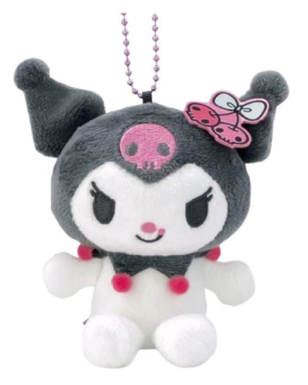 SANRIO ORIGINAL KUROMI 20TH ANNIVERSARY MASCOT HOLDER Y2K CHERRY