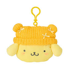 SANRIO ORIGINAL POMPOMPURIN MINI FACE SHAPED POUCH