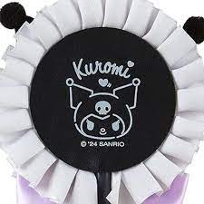 SANRIO JAPAN ORIGINAL KUROMI ROSETTE CANE BADGE MASCOT CHARM