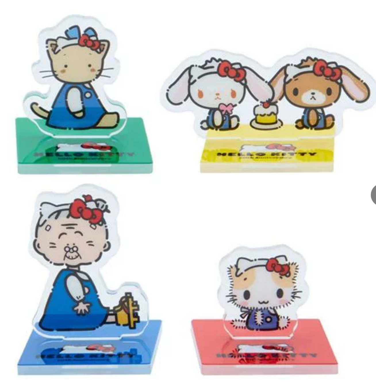 SANRIO JAPAN ORIGINAL CHARACTERS 50TH ANNIVERSARY FIGURES PLAQUE BLIND BOX