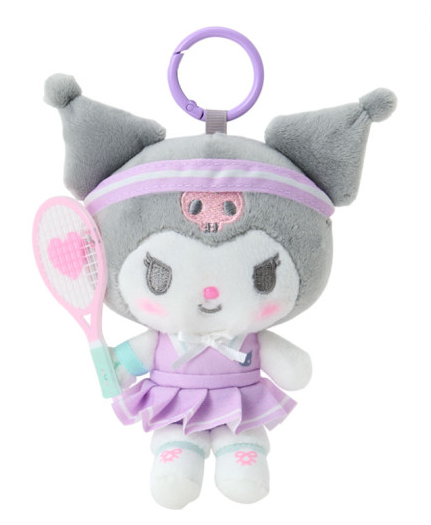 SANRIO ORIGINAL KUROMI (GIRLS TENNIS CLUB) MASCOT HOLDER