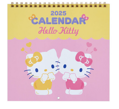 SANRIO JAPAN ORIGINAL HELLO KITTY 2025 WALL CALENDAR CALENDAR M