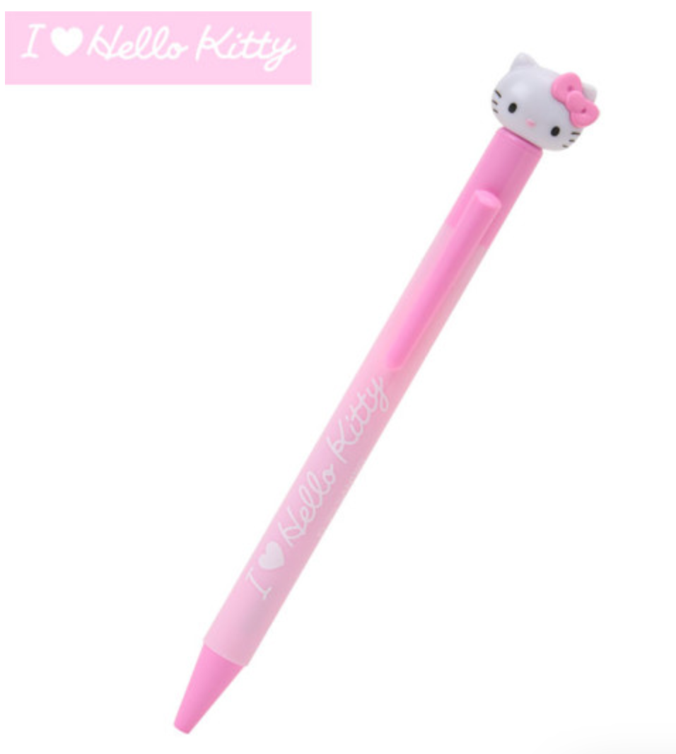 SANRIO ORIGINAL HELLO KITTY MASCOT BALLPOINT PEN (I LOVE HELLO KITTY)