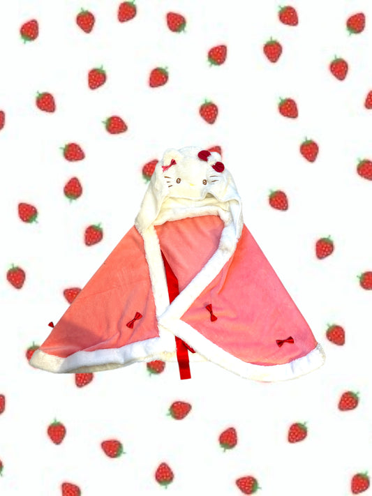 HELLO KITTY HOLIDAY KUJI 2025 HOODED CAPE GRAND FINALE PRIZE