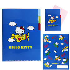 SANRIO ORIGINAL HELLO KITTY A5 FILE 50TH ANNIVERSARY 1997