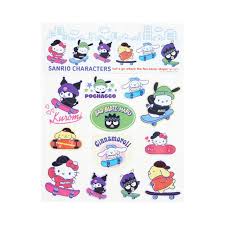 SANRIO JAPAN ORIGINAL CHARACTERS SKATEBOARD STICKERS