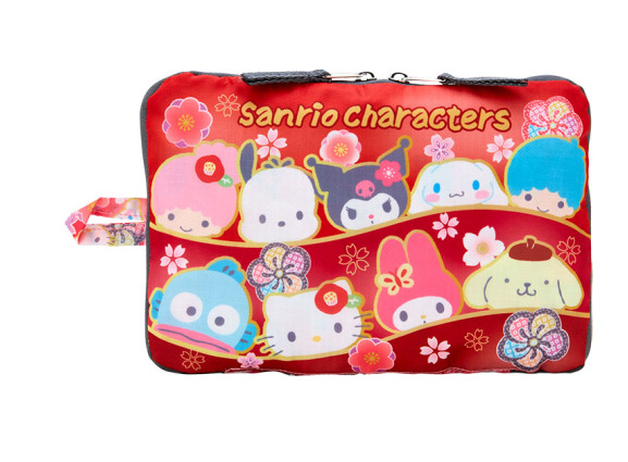 SANRIO JAPAN ORIGINAL HELLO KITTY BOSTON BAG RED FOLDABLE