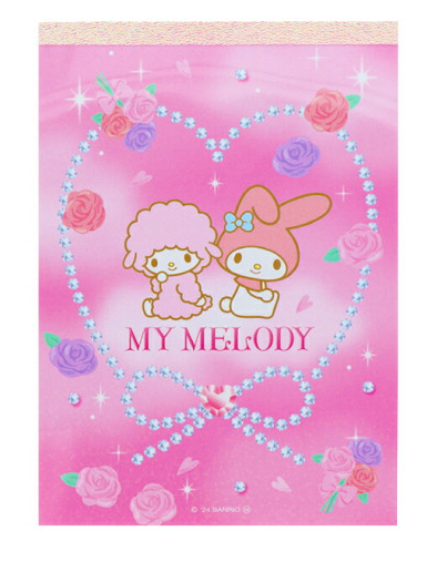 SANRIO ORIGINAL MY MELODY & MY SWEET PIANO Y2K BALLET CORE A6 NOTEPAD