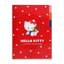 SANRIO ORIGINAL HELLO KITTY A5 FILE 50TH ANNIVERSARY 1982