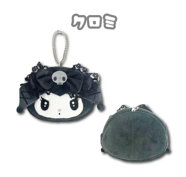 SANRIO ORIGINAL KUROMI MINI FACE POUCH MELOKURO
