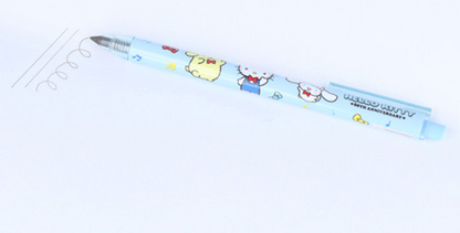 SANRIO ORIGINAL HELLO KITTY 50TH ANNIVERSARY METACIL LIGHT KNOCK PENCIL POMPOMPURIN CINNAMOROLL