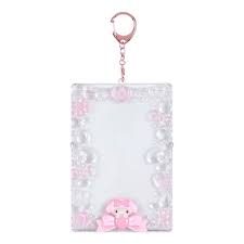 SANRIO JAPAN ORIGINAL MY MELODY CARD HOLDER ENJOY IDOL LACE BOW