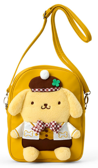 SANRIO ORIGINAL POMPOMPURIN CHARACTER-SHAPED SHOULDER BAG (2026 SANRIO CHARACTER AWARDS 4TH EDITION SANRIO COORDINATE COLLECTION)