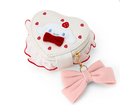 SANRIO ORIGINAL CINNAMOROLL ACCESSORY CASE HEART STRAWBERRY SHORTCAKE