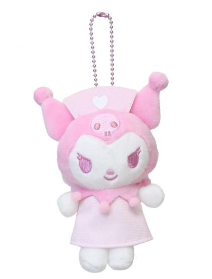 SANRIO ORIGINAL KUROMI 20TH ANNIVERSARY MASCOT HOLDER NURSE PURPLE