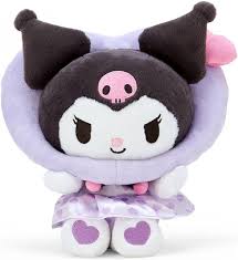 SANRIO JAPAN ORIGINAL KUROMI COLORFUL HEART PLUSH