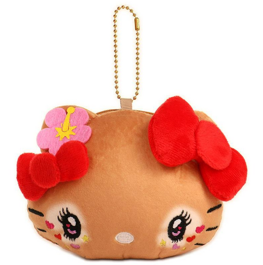 SANRIO ORIGINAL HELLO KITTY COSMETIC POUCH RETRO HEISEI KOGAL HIBICUS