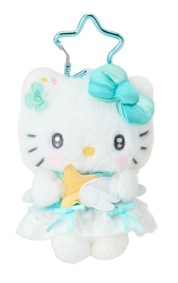 SANRIO ORIGINAL HELLO KITTY SPARKLING WISH WINGS MASCOT HOLDER