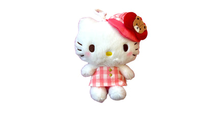 SANRIO ORIGINAL HELLO KITTY GINGHAM MASCOT CLIP