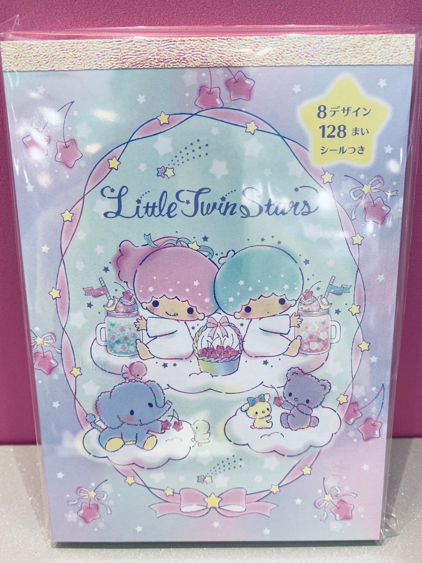 LITTLE TWIN STARS MEMO PAD 8 DESIGN WITH STICKERS