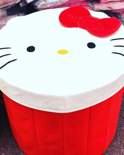 SANRIO HELLO KITTY STORAGE BOX ROUND K/T