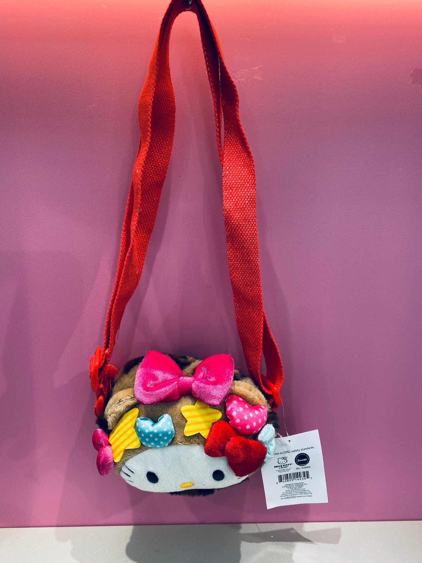 HELLO KITTY FACE SHOULDER POUCH LOVELY BEAR /2