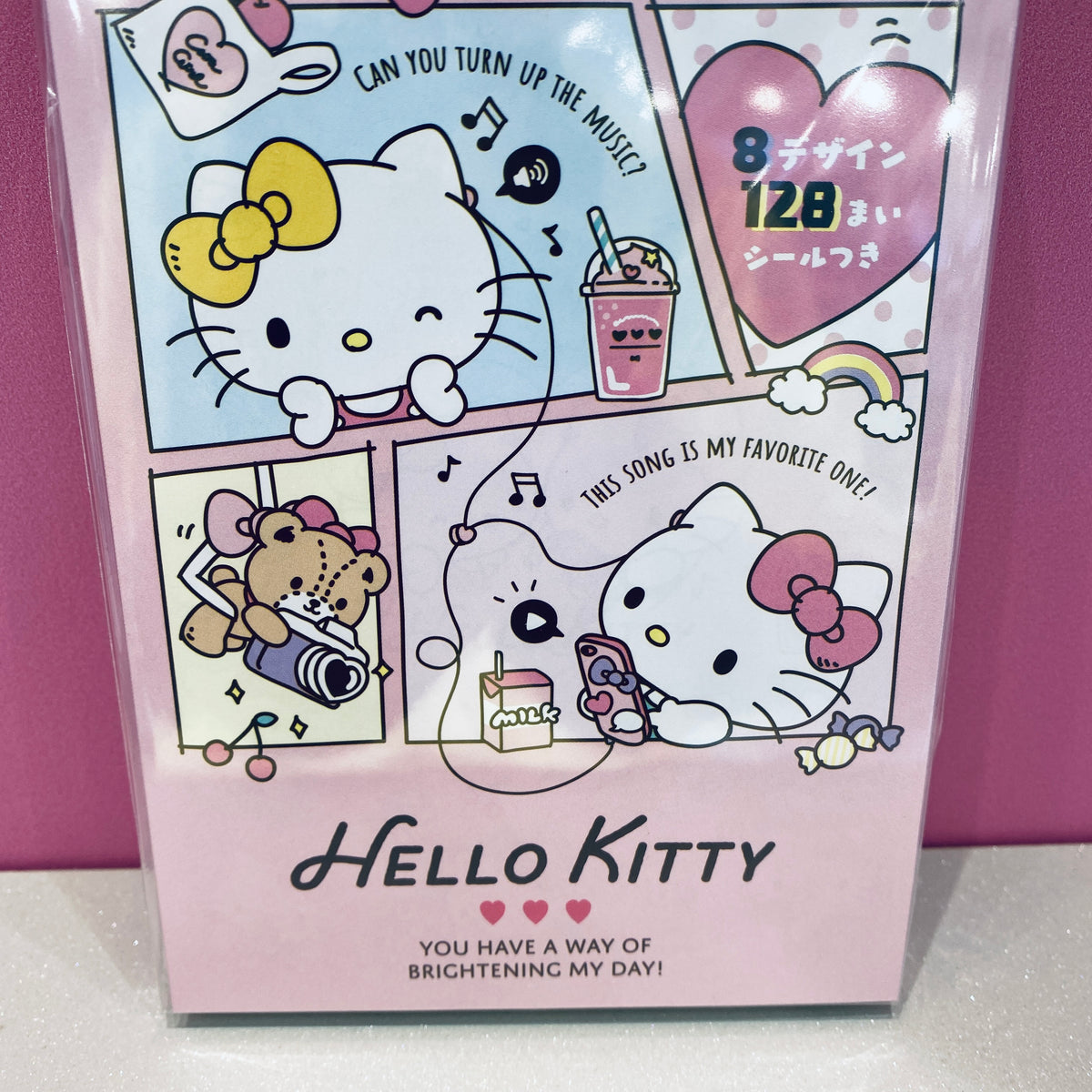 HELLO KITTY MEMO PAD 8 DESIGN WITH STICKERS