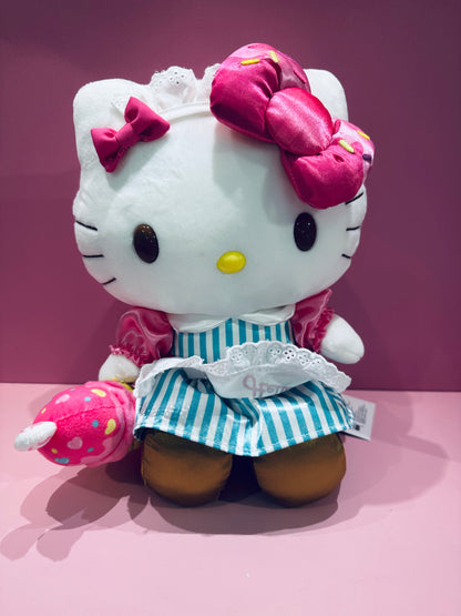 HELLO KITTY 10" PLUSH ICE CREAM