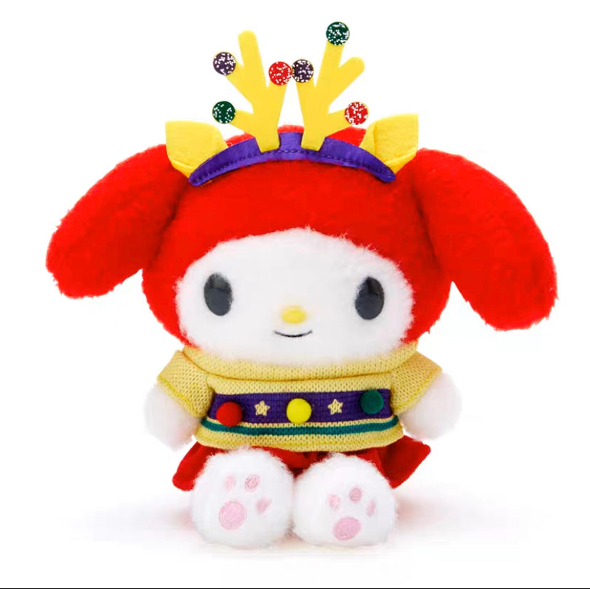 SARNIO MY MELODY XMAS PLUSH JAPAN EXCLUSIVE