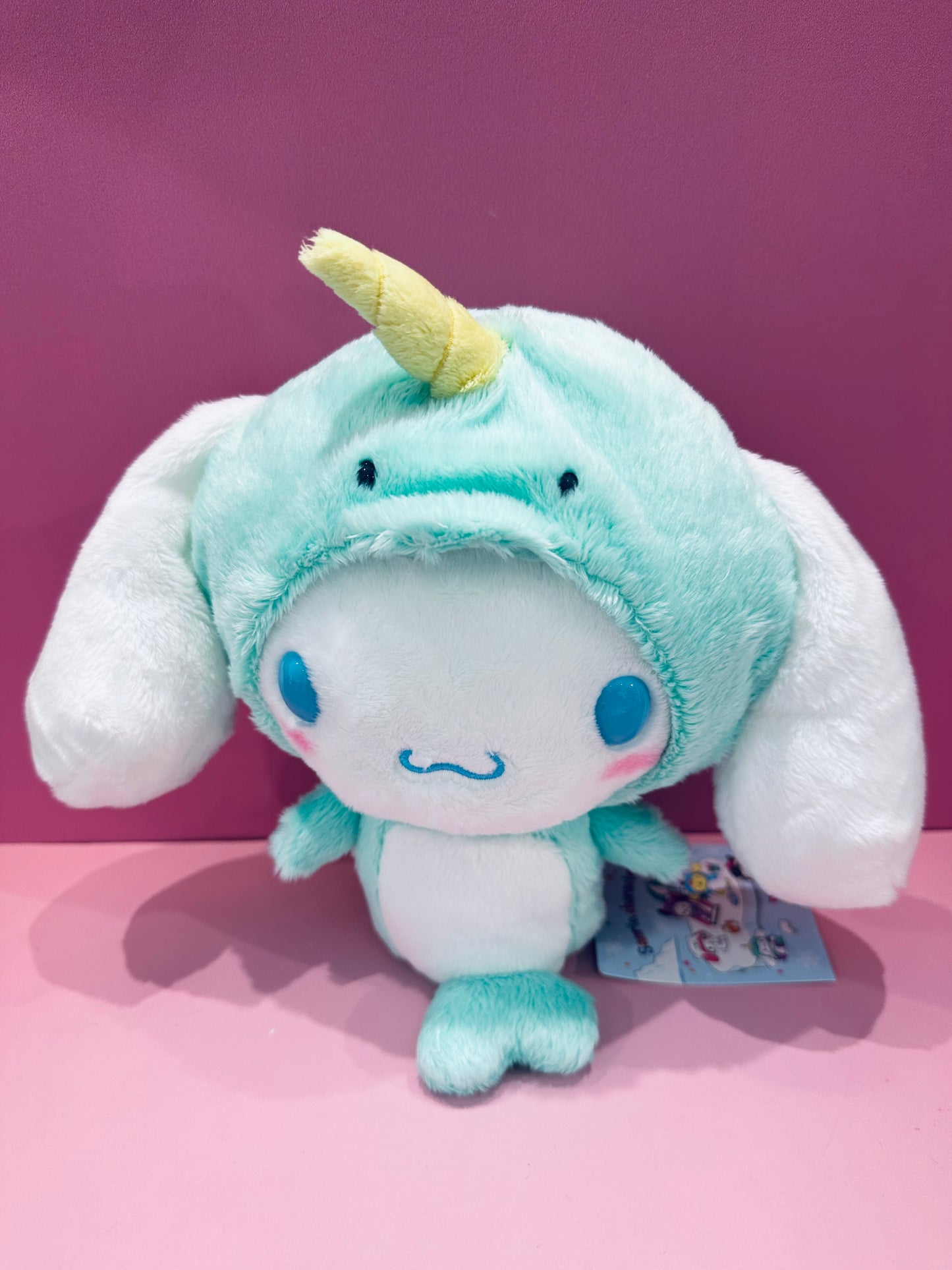 CINNAMOROLL 8 INCH NARWHAL PLUSH ICE ISLAND