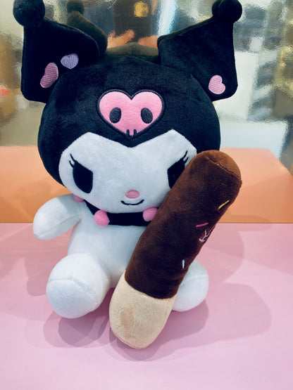 KUROMI CHOCOLATE POCKY PLUSH 12"