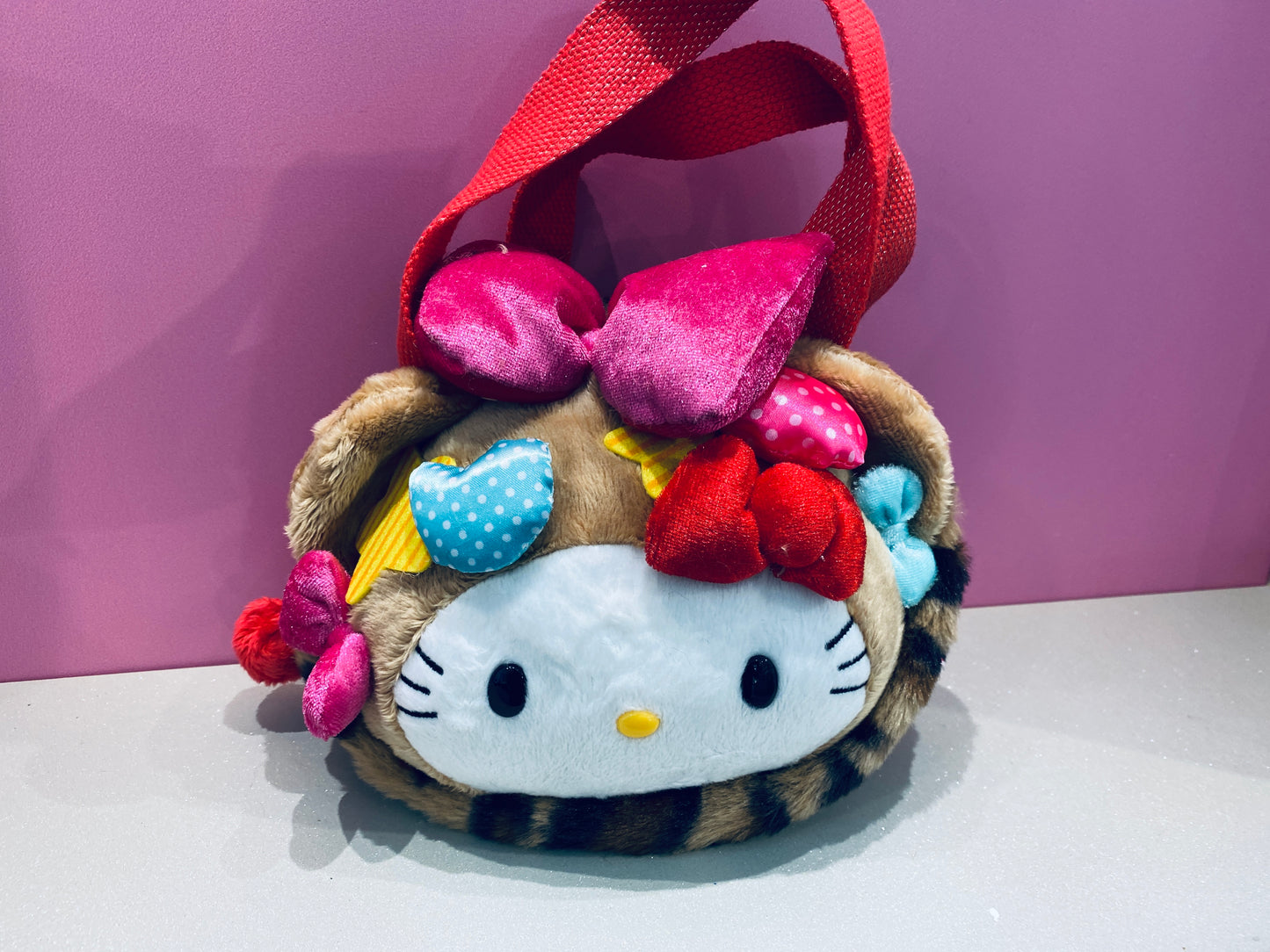 HELLO KITTY FACE HANDBAG LOVELY BEAR