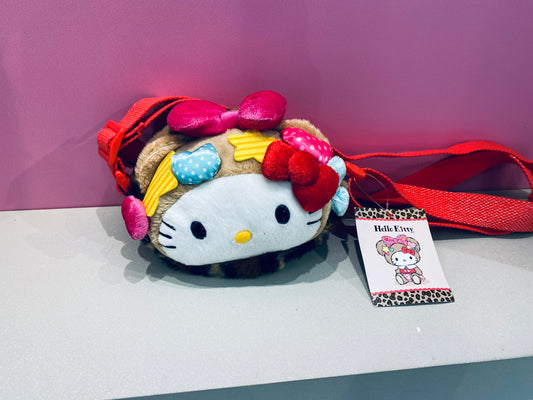 HELLO KITTY FACE SHOULDER POUCH LOVELY BEAR /2